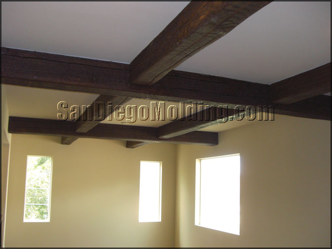 faux wood beams